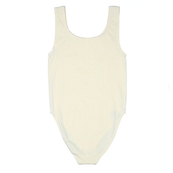 Wolford bodysuit Primrose Yellow Cream Tank NWOT - Picture 1 of 4